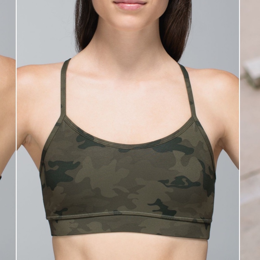 Lulu flo y mesh bra